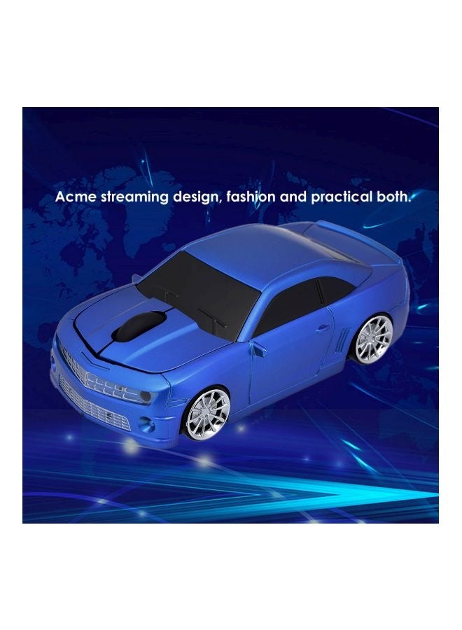 Loquat LED Car Shaped Mouse Blue - Image 3