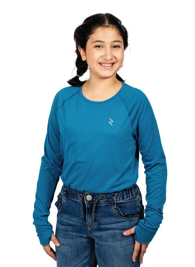 ZAECY Girl's Full Sleeve Crop Top