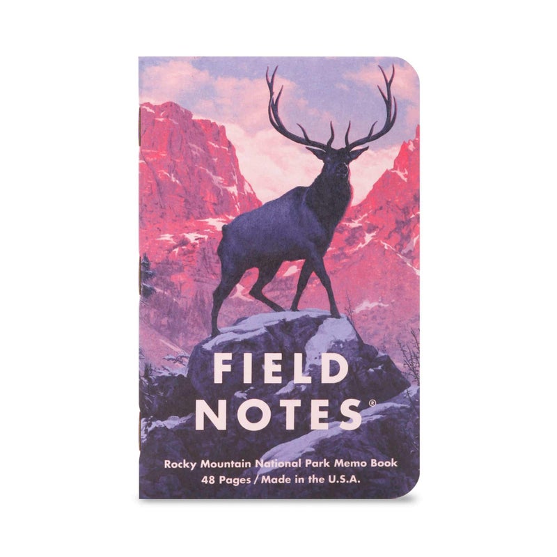 Field Notes: National Parks Series (Series C - Rocky Mountain, Great Smoky Mountains, Yellowstone) - Graph Paper Memo Book 3-Pack - 3.5 x 5.5 Inch - Image 2