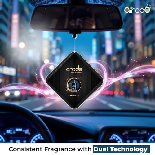 Airodo Sauvage Luxury Gel Air Freshener with Dual Technology For Living Room, Office, Car, Bathroom | Lasts up to 30 days | Easy to Use, Non-Spill & Long-Lasting | 10g (Pack of 4) - Image 5
