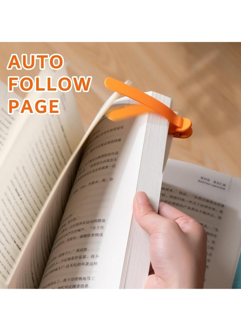 ATRJSZ Silicone Automatic Bookmarks, 3 pcs Silicone Bookmark, Smart Bookmark for Reading Women, Men, Kids, Book Lovers, Unique Cute Bookmark Clip Gifts, Stay in Place and Follow as You Read  - Image 4