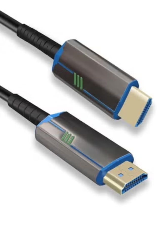 AOC HDMI 2.1 Fiber Cable 20M – Ultra High Speed 48Gbps – 8K/60Hz & 4K/120Hz – Long-Distance Stable Cable for Home Cinema & Projectors - Image 1