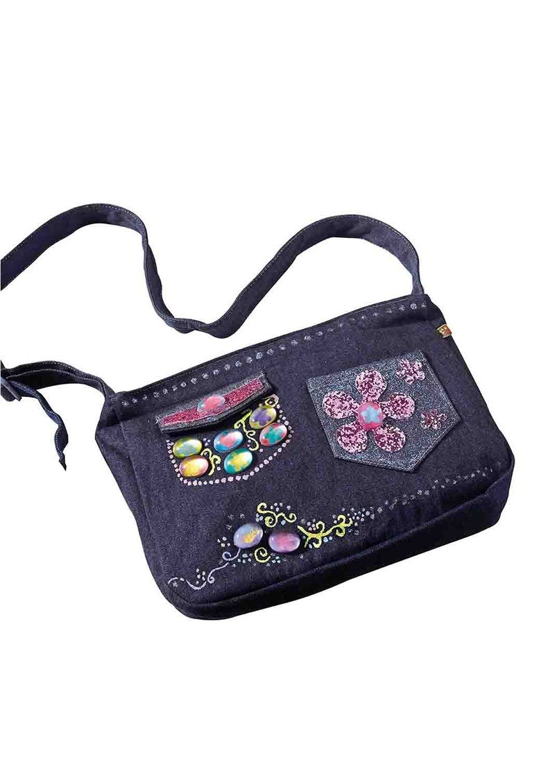 SES Creative -  Denim Hand Bag to Decorate - Image 2