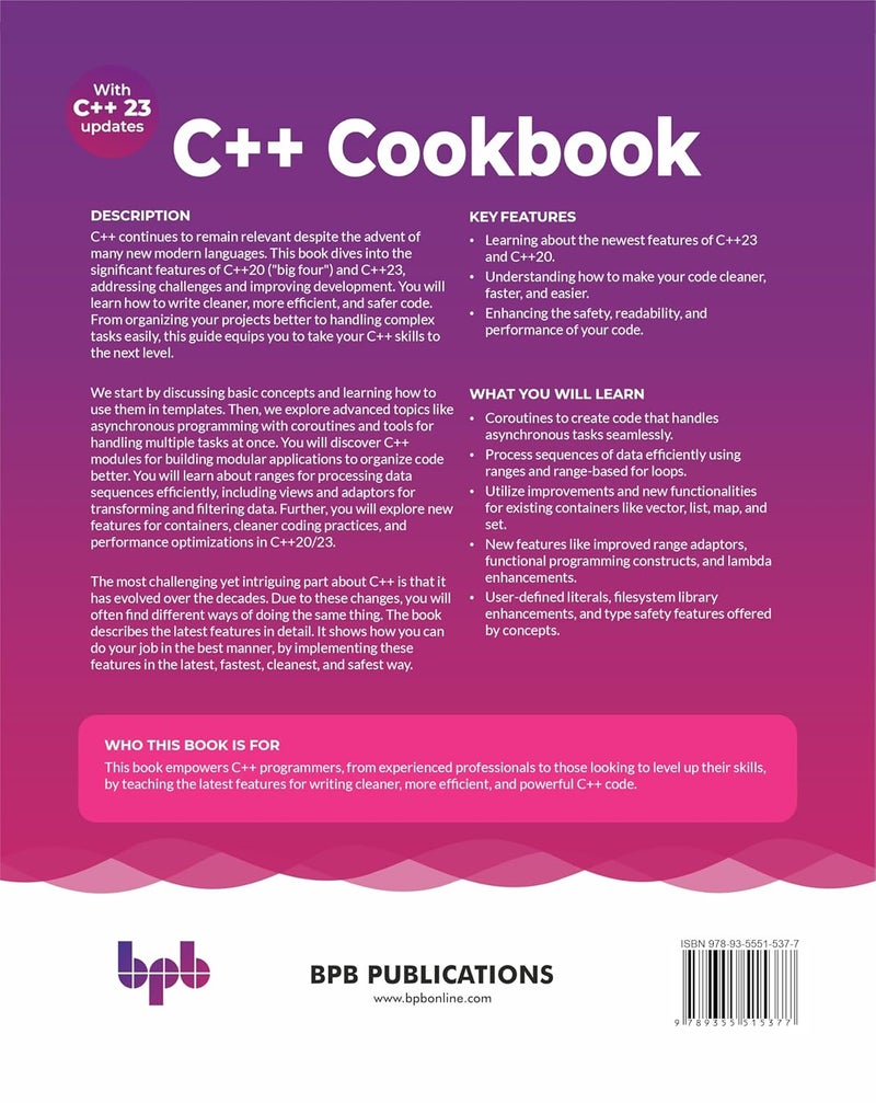 C++ Cookbook: How to write great code with the latest C++ releases (English Edition) - Image 2