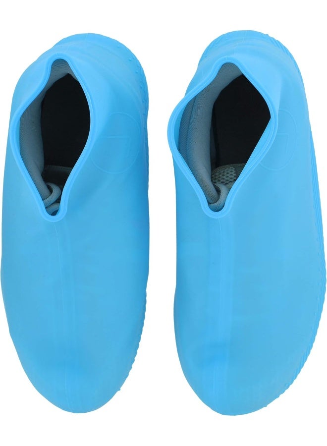 Get Out! Get Out! Silicone Shoe Covers - Rain Shoe Covers Reusable Over The Shoe Galoshes for Women Men - Boots Sneaker Overshoe  - Image 5