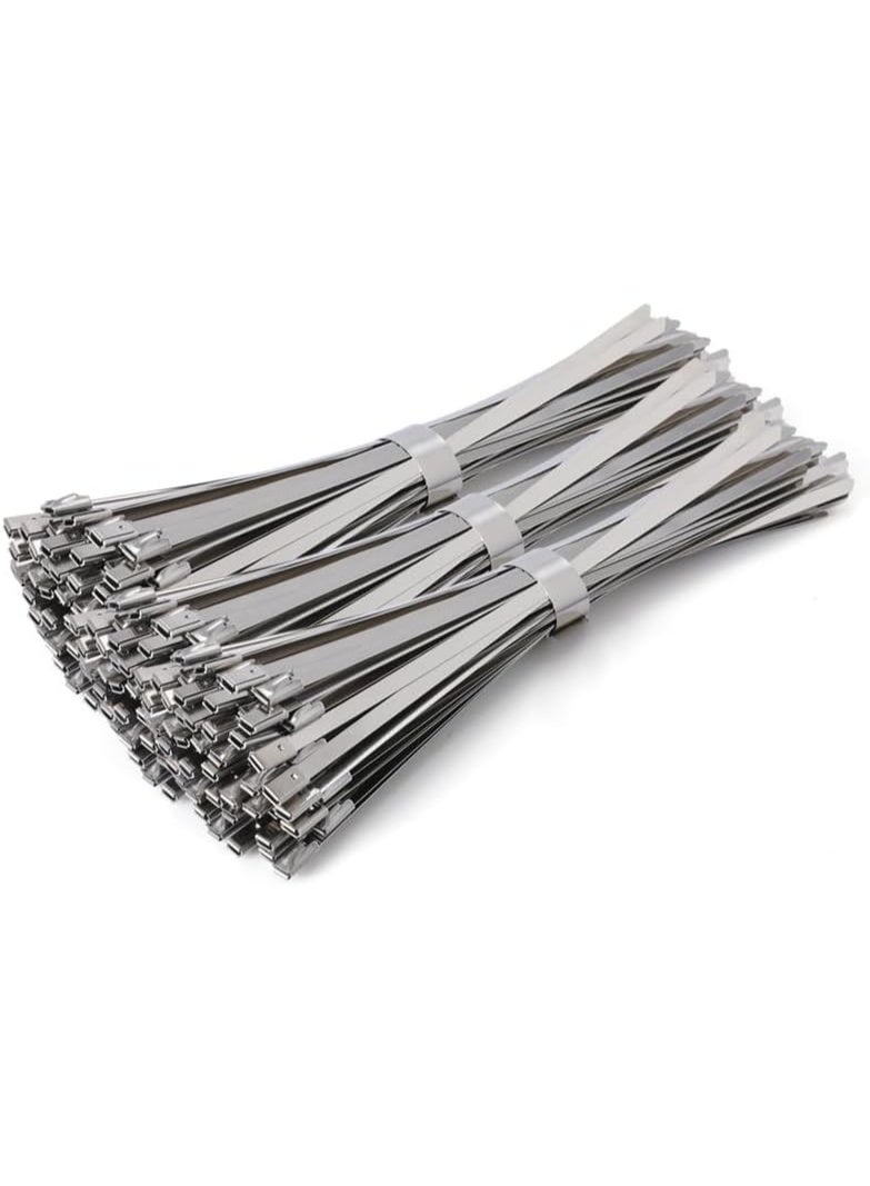 Stainless Steel Silver Cable Tie 100Pcs (4.6x150mm) - Image 4