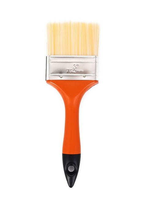 Basic Paint Brush - with Synthetic Bristles and Plastic Handle, Wide Flat Head for Smooth Application – Ideal for Walls, Furniture, Wood, and General Home Painting Tasks