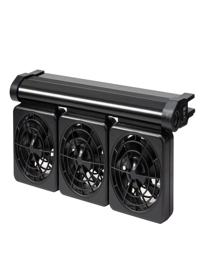 DaToo 3 Fans Aquarium Chiller Fish Tank Fan Aquarium Cooling Fan, 1 Yr Warranty - Image 1