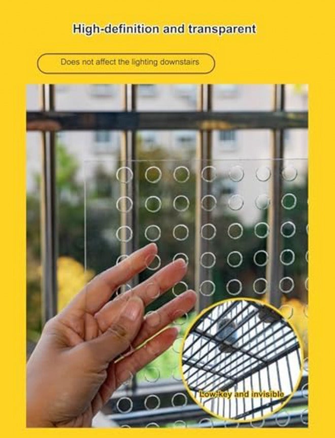 Transparent Perforated Plastic Sheet, 10mm Hole PC Mesh Screen for Decorative Use, Windowsill Guardrail & Flower Stand, 60x300cm Durable & Versatile Mesh Panel - Image 3
