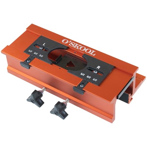 O'SKOOL Mortise and Tenon Jig is Ideal for cabinets, Chairs, and Table Construction Using a Plunge Router - Image 1
