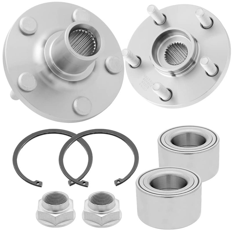 QJZ BR930598K Front Wheel Hub Bearing Assembly Compatible with 20002005 Toyota Celica 20032019 Corolla 20032013 Matrix 20032008 Pontiac Vibe - Image 3