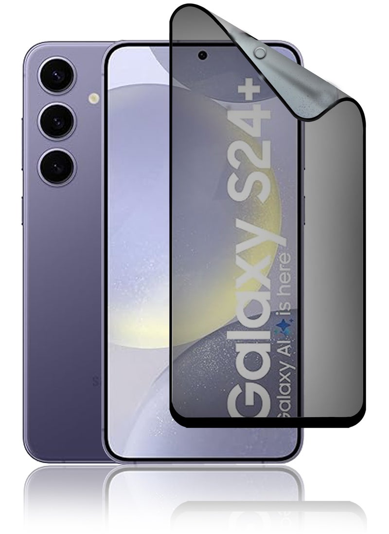 Generic - Samsung Galaxy S24 Plus Matte Ceramic Privacy Screen Protector – Premium Edge to Edge Anti Spy Privacy Ceramic Film, Delicate Touch, Anti-Explosion, Smooth Arc Edge, Easy Installation - Image 1