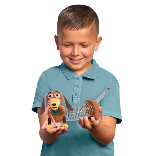 Slinky Disney and Pixar Toy Story Slinky Dog Jr Pull Toy, Toys for 3 Year Old Girls and Boys, Kids Toys for Ages 18 Month by Just Play - Image 2