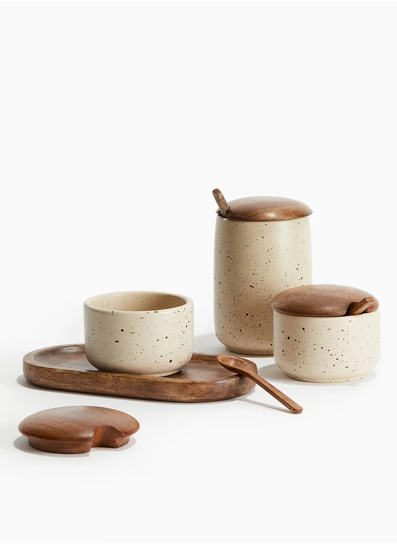 H&M Reactive-Glaze Salt And Pepper Set