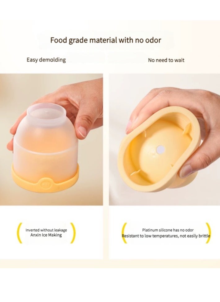 Generic Round Ice Cube Maker Silicone Large Ball Shape Spherical Ice Cube Mould Machine Quick Freezer Kitchen Gadgets  - Image 2