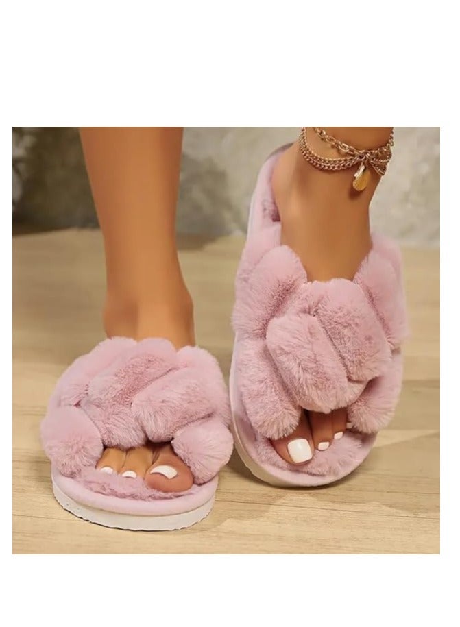 يو كيه آر نعال منزلية نسائية من UKR، ناعمة ومسامية، مفتوحة الأصابع، مريحة، أنيقة، بنعل EVA ناعم (وردي، نظام مقاسات الأحذية في الاتحاد الأوروبي، للبالغين، للنساء، نطاق رقمي، متوسط، 36، 37) - Image 2