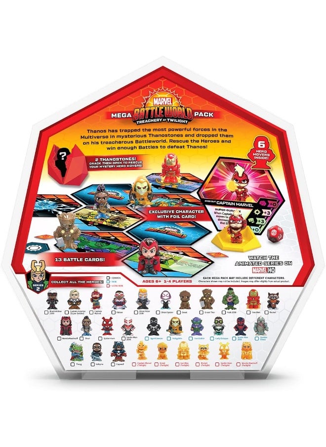 Funko - Marvel Battleworld: Series 2 Treachery at Twilight Mega Collectable Adventure Game Pack - Captain Marvel - Image 1