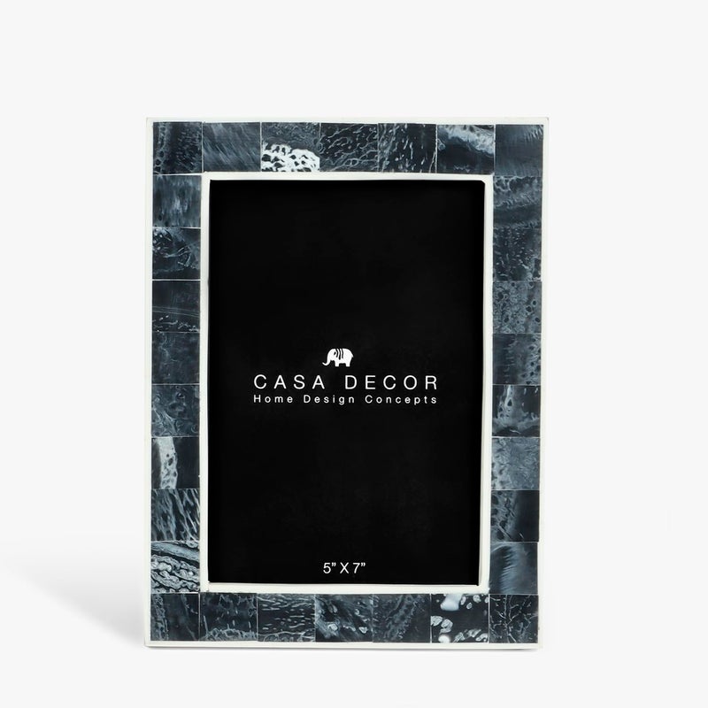 Casa Decor إطار صور أسود خالدي من CASADECOR 5X7 عبوة 1 - Image 1
