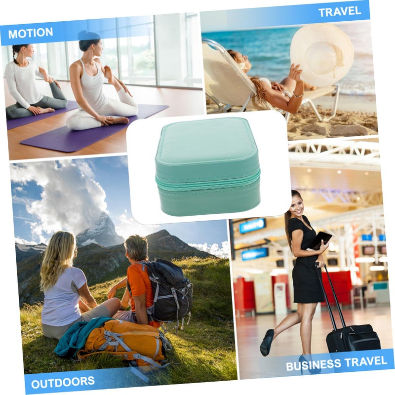 Travel Makeup Case with LED Mirror Portable Cosmetic Organizer Bag for Women - Image 3