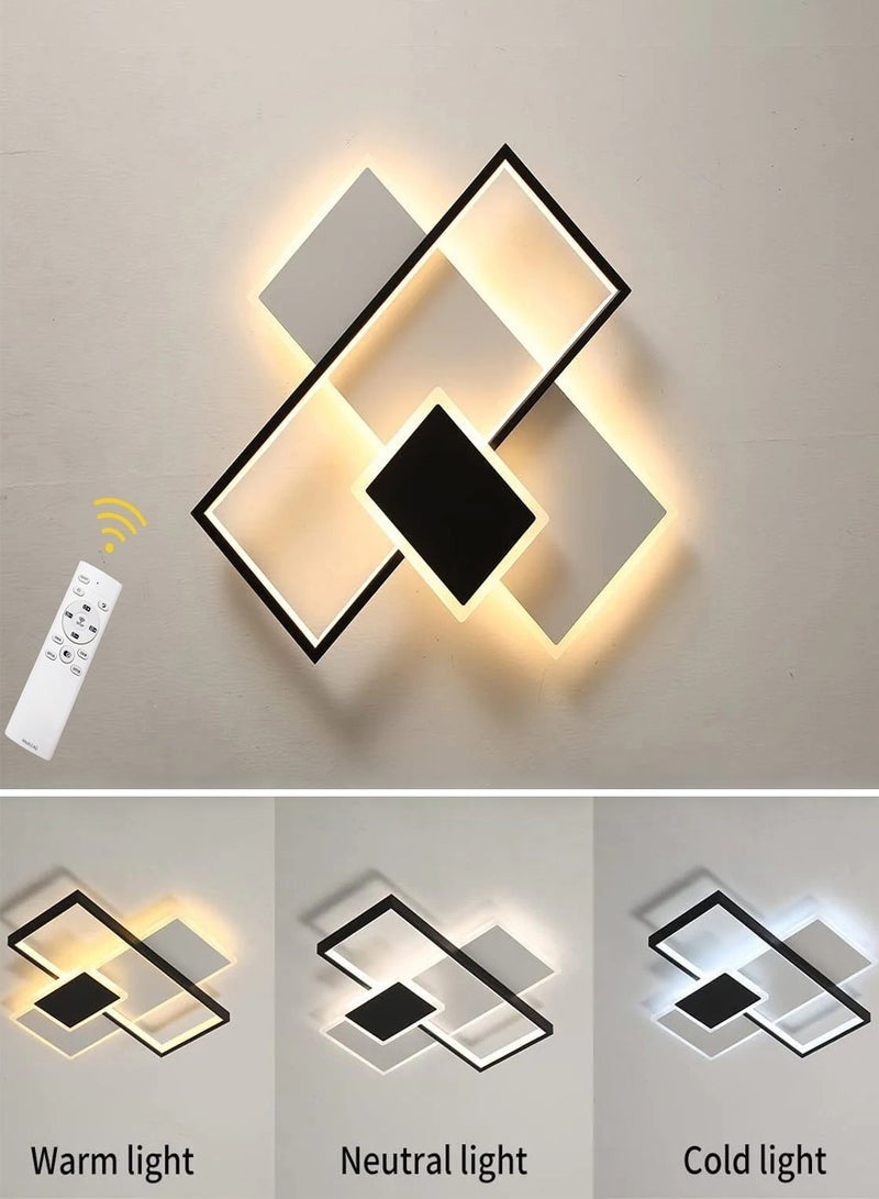 Modern LED Ceiling Light, 2700K-6500K Dimmable LED Ceiling Light with Remote Control - Image 3