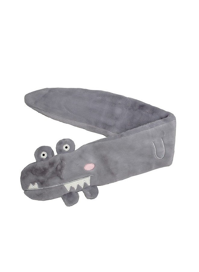 INFISPACE® Kid's Animal Theme Thick Fleece Plush Muffler & Neck Wrap- Crocodile - Image 1