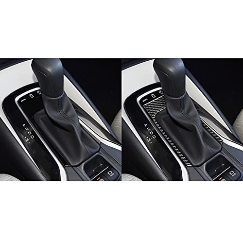 NVCNX Real Premium Carbon Fiber for Toyota Corolla & Cross 2020-2025 2021 2022 2023 2024 Hybrid Hatchback L LE XLE SE XSE FX Car Center Console Gear Shift Frame Cover Interior Trim Accessories 1PC - Image 3