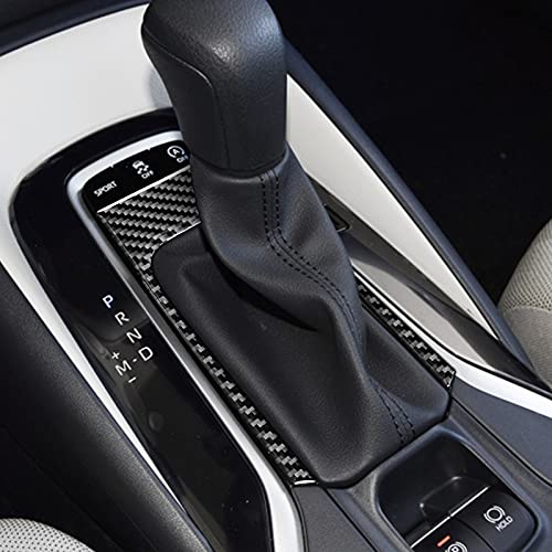 NVCNX Real Premium Carbon Fiber for Toyota Corolla & Cross 2020-2025 2021 2022 2023 2024 Hybrid Hatchback L LE XLE SE XSE FX Car Center Console Gear Shift Frame Cover Interior Trim Accessories 1PC - Image 4