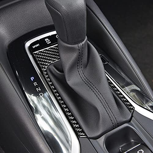 NVCNX Real Premium Carbon Fiber for Toyota Corolla & Cross 2020-2025 2021 2022 2023 2024 Hybrid Hatchback L LE XLE SE XSE FX Car Center Console Gear Shift Frame Cover Interior Trim Accessories 1PC - Image 5