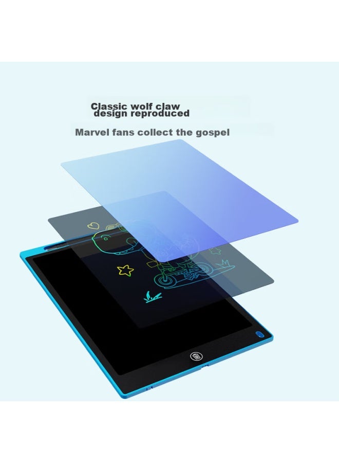 ليتشيرز Licheers لوح رسم للأطفال، لوح كتابة LCD، لوح رسم وتخطيط ملون، لوح كتابة قابل للمسح، لعبة إلكترونية، هدية عيد ميلاد، وردي - Image 3