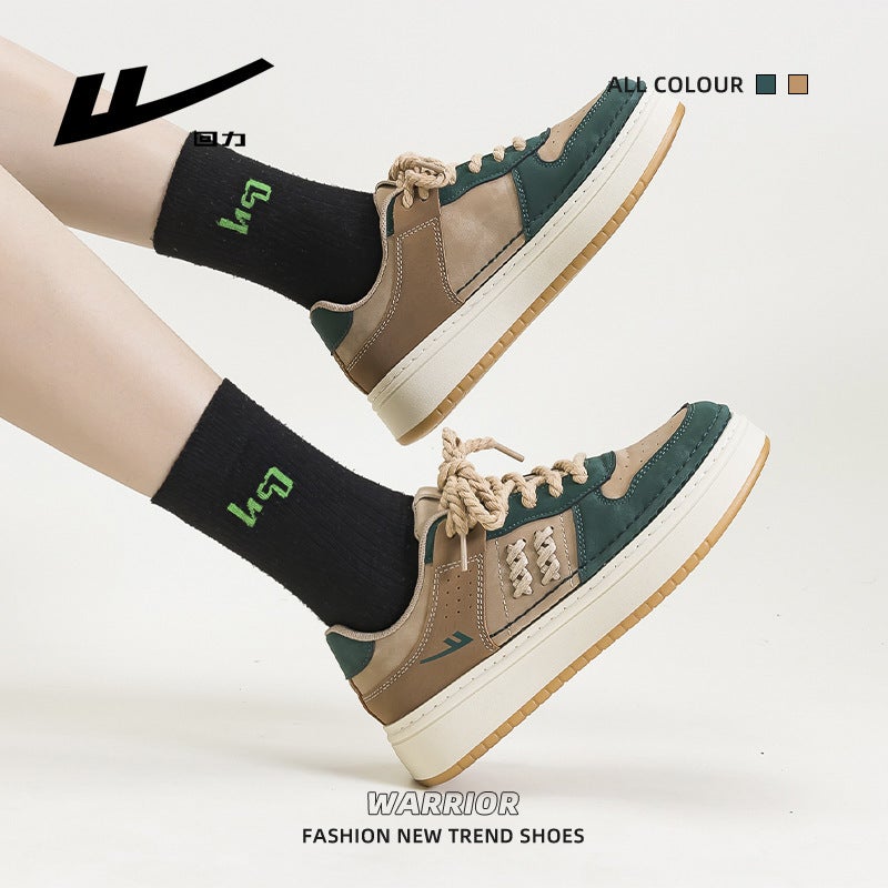 New Design Thick-Soled Sneakers, Simple and Versatile, High-End Casual Shoes, Unisex, Color-Blocked, Breathable Couple Shoes - Image 5