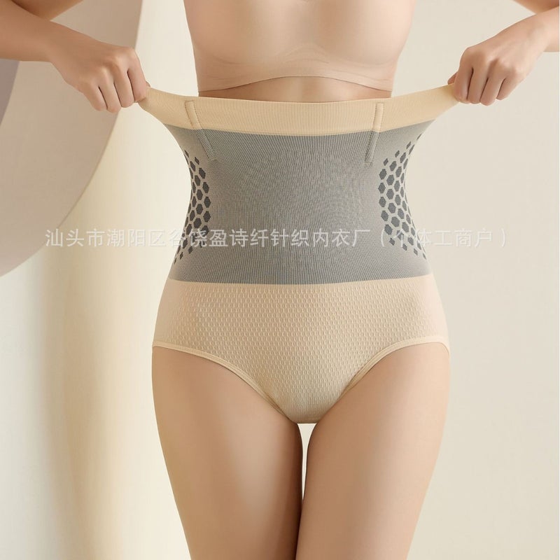 Seamless High-Waisted Shapewear Pants Honeycomb Tummy Control Panties Tight Briefs Tume Popular Underwear - Image 4
