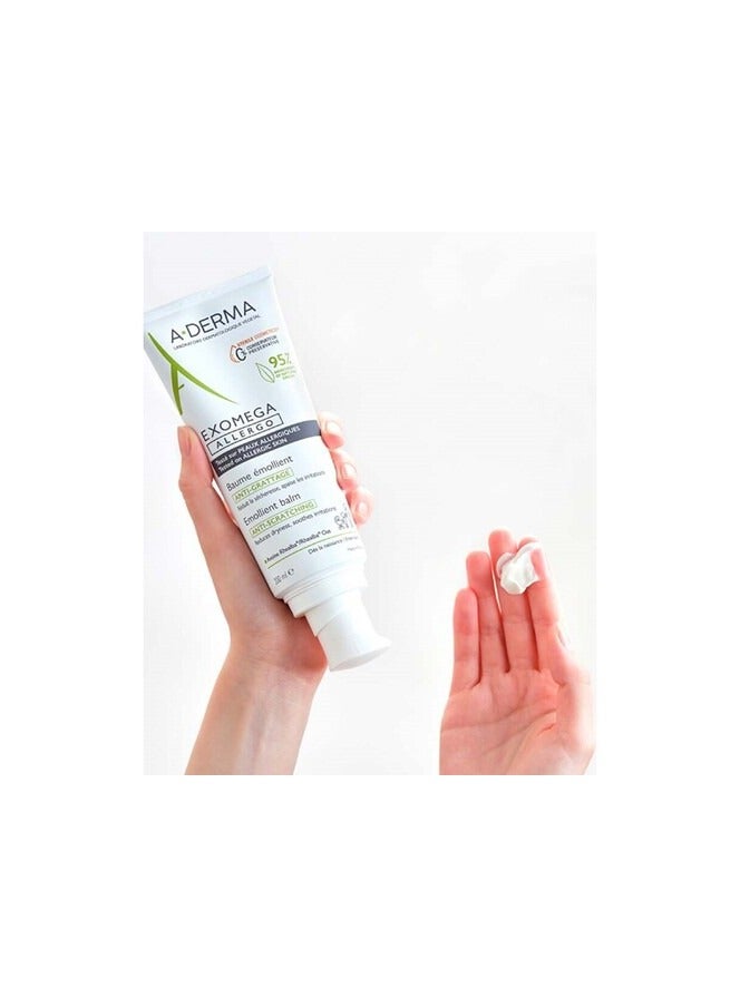 ADERMA A Derma Exomega Allergo Emollient Balm 200ml  - Image 2