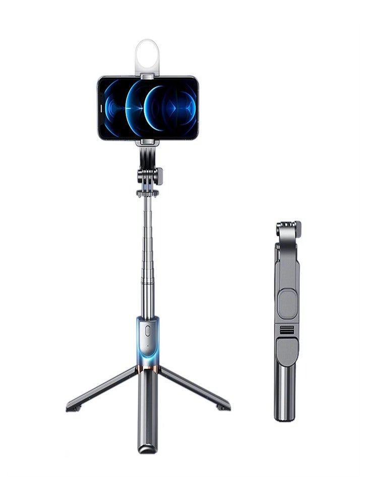4.3 Inch Retractable Phone Tripod and Camera Mount, Selfie Artifact with Bluetooth Remote Control - Image 2