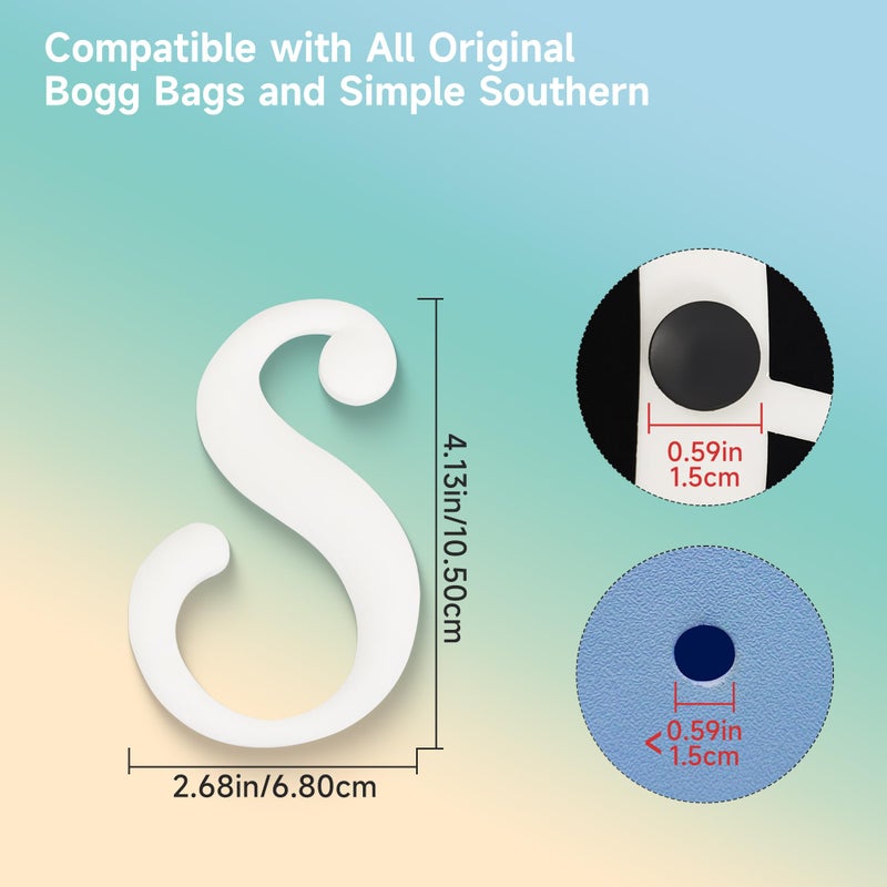 Yonuni Letter Charms for Bogg Bag Accessories,Cute Alphabet Lettering Accessories Charms Compatible with Bogg Bag Original All Models and Simple Southern Totes,Rubber Beach Bag Accessories - Image 3