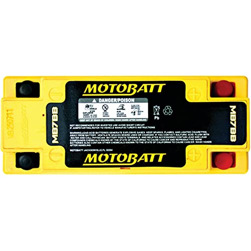 MotoBatt DB Electrical MB7BB New Battery for Motobatt Battery 9Ah Yamaha Ttr225 225cc 99 00 01 02 03 01 05 1999 2000 2001 2002 2003 2004 2005 YB7B-B - Image 3