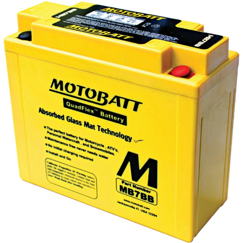MotoBatt DB Electrical MB7BB New Battery for Motobatt Battery 9Ah Yamaha Ttr225 225cc 99 00 01 02 03 01 05 1999 2000 2001 2002 2003 2004 2005 YB7B-B - Image 5