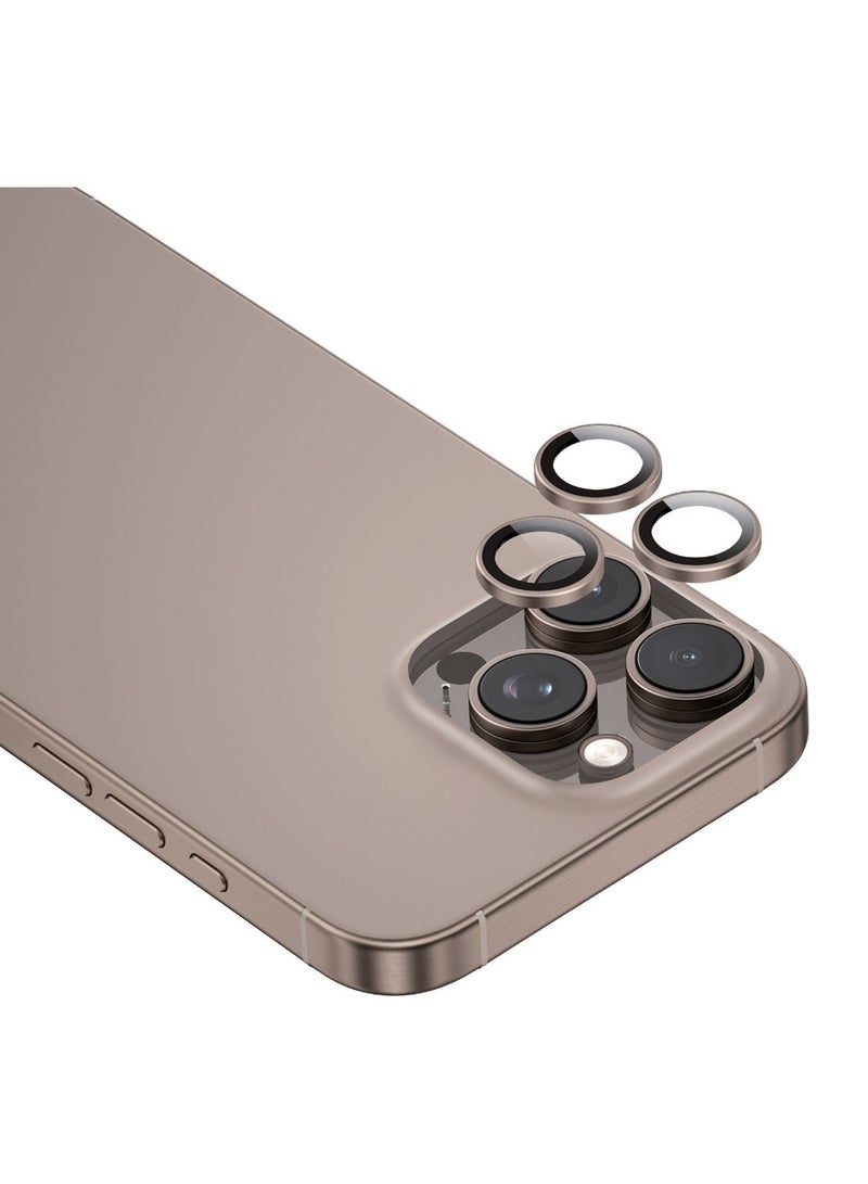 GREEN LION Classic Camera Lens for iPhone 16 Pro/Pro Max / Anti Reflective / Anti Fingerprint / Scratch Resistant / 360° Protection / Diamond Hardness / High Definition - Copper Gold - Image 5