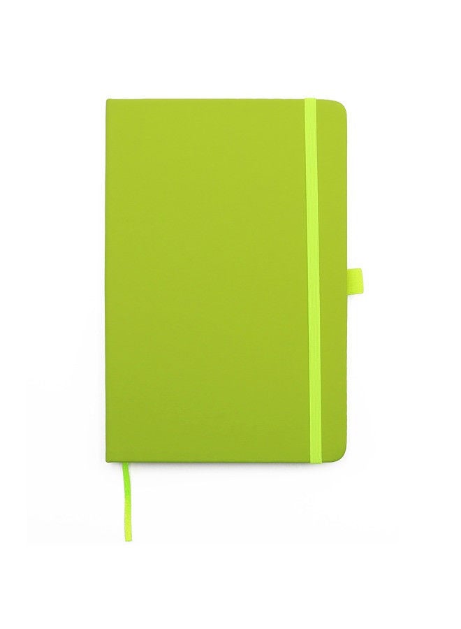 Giftmate A5 PU Leather Notebook  with 80 single-lined pages | Leather Notebook | Hard Cover Notebook | Office Notebook | Hard Cover Notebook | Leather Cover Notebook - Image 1