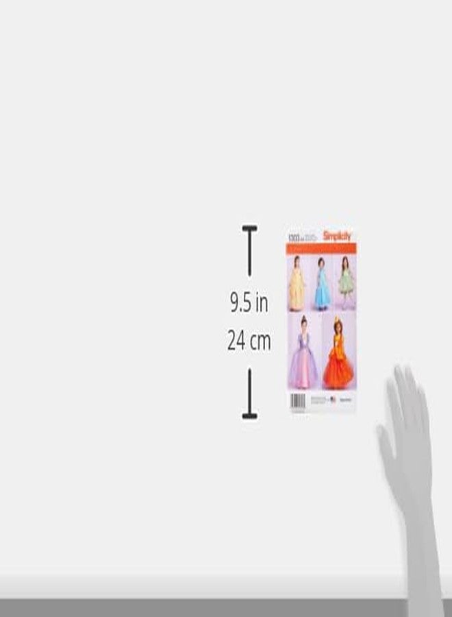 Simplicity CSS Industries, Inc. Simplicity 1303 Girl's Halloween Costume Princess Dress Sewing Pattern, Sizes 1/2-2, Blue, Yellow, Green, Purple, Orange - Image 4