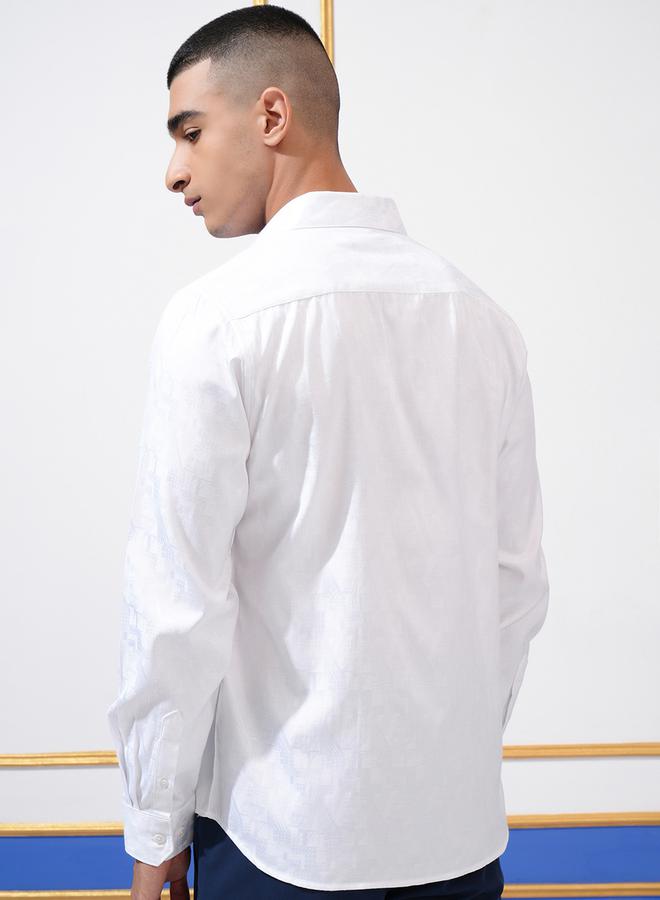 هاي لاندر قميص سليم فيت ستايلي بياقة سادة - Image 3