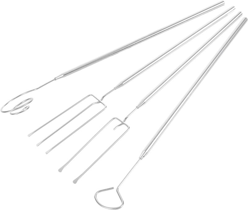 Stable local goods source KALLORY 4pcs Stainless Steel Fondue Fork Set with Spiral, Three-prong, and Triangle Forks for Chocolate, Cheese, and Barbecue Dipping Accessories for Kitchen and Entertaining Repeated use trusted quality Nationwide warehouse layout Transit damage prevent build Cross-material combo compatible All-scene tailored quality Multi-use detailed build Multi stock guarantee supply Scratch resistant Closed & open space compatible Comfort grip Freeze crack proof One piece build Natural tone color options Strong durable raw material Practical design alternatives General purpose design Multi-budget available picks Spec compliant trusted quality Multiple local stock source Global mainstream design picks Working day delivery service All space matching look Heat insulation layer Field test upgraded craftsmanship - Image 1