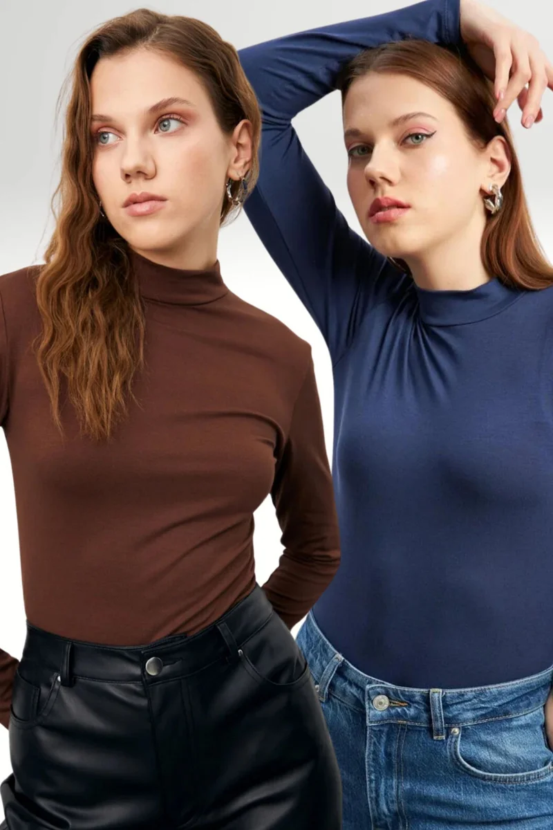 Bipantolon BIPANTOLON Women's 2-Pack Slim Fit Bodysuits