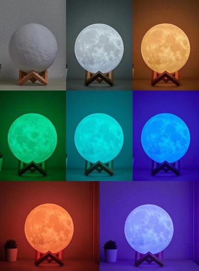 3D printed moon lamp can be adjusted to seven lights - Image 3