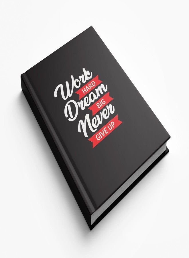 AccuPrints Hard Bound Paper Notebook|Compact Size A5 (8.25 x 5.7)|200 Pages, 80 gsm|Flat Opening Hardbound Work diary-01 - Image 2