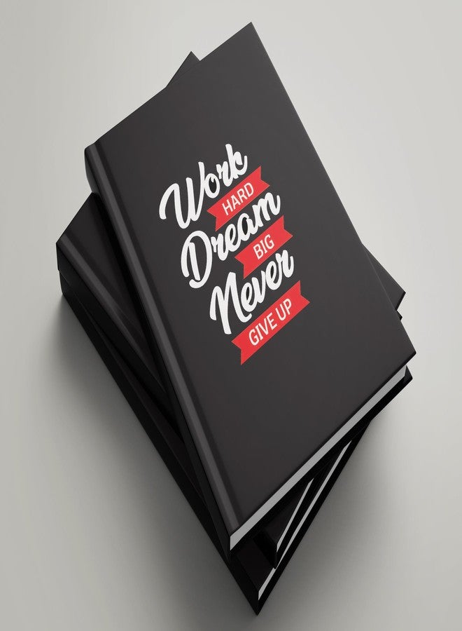 AccuPrints Hard Bound Paper Notebook|Compact Size A5 (8.25 x 5.7)|200 Pages, 80 gsm|Flat Opening Hardbound Work diary-01 - Image 4