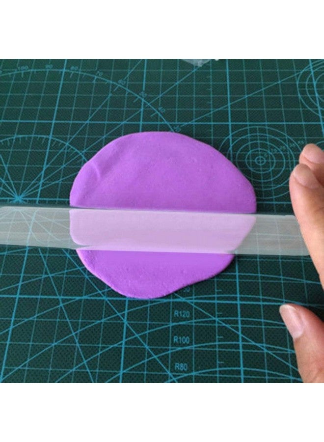 Oytra أداة لف الطين من أويتر، قضيب أكريليك شفاف، أداة حرفية لعمل الطين البوليمري، تشكيل كعكة الفوندان، عصا لف لتشكيل النحت والتنعيم للمبتدئين والفنانين - Image 3