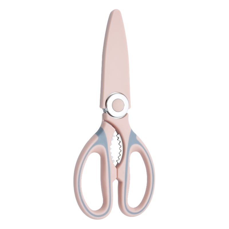 Poultry Shears with Protective Cover Stainless Steel Kitchen Scissors Multi-Purpose Scissors for Meat Chicken Fish Seafood BBQ - Image 1