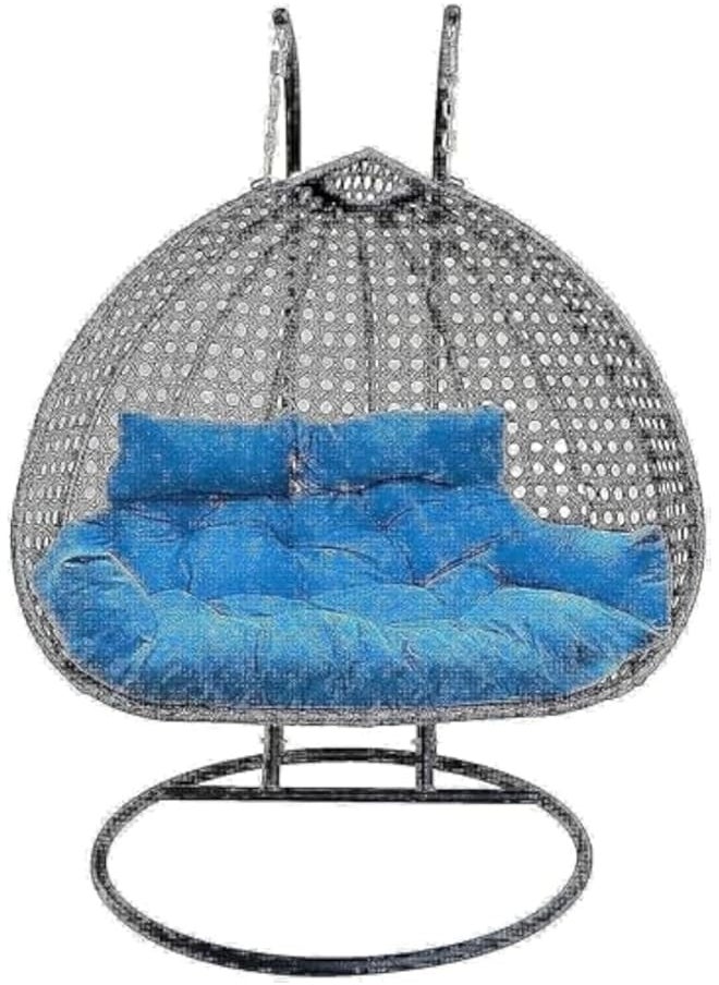 Sweet Furniture Dual Seating Outdoor Swing Chair – Comfortable and Stylish Swing for Garden, Porch, or Patio. 