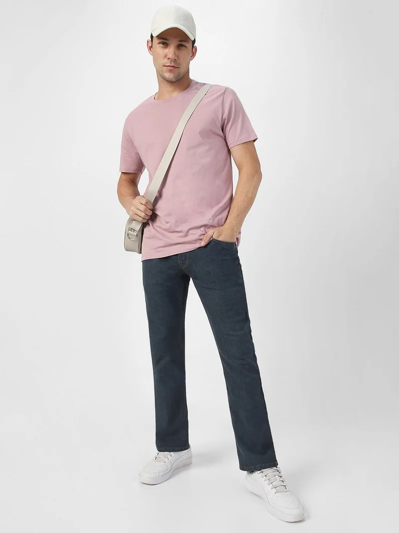 Urbano Fashion  Urbano Fashion Men's Grey Washed Bootcut Jeans Stretchable for Men | Best Price UAE