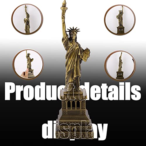 FUNHOKO Statue of Liberty America 6 Inches Metal Model Souvenir Home Decor Gift Copper Tint for Friends,New York City Party Supplies (15 cm) - Image 4